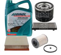 FEBI BILSTEIN Controllo Set 5L ADDINOL SUPER LIGHT 0540 Per Renault Espace IV