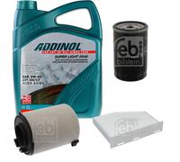 FEBI BILSTEIN Controllo Set 5L ADDINOL SUPER LIGHT 0540 Per VW Golf V