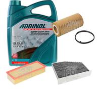 FEBI BILSTEIN Controllo Set 5L ADDINOL SUPER LIGHT 0540 Per VW Passat Variant