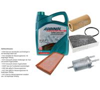 FEBI BILSTEIN Controllo set 5L ADDINOL SUPER LUCE 0540 per Audi TT