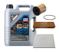 Febi BILSTEIN Controllo Set 5L Additivo Liqui Moly Top Tecnico 4600 5W-30 per