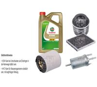 Febi BILSTEIN Controllo Set 5L castrol edge Titanio FST 5W-30 Ll per . Audi