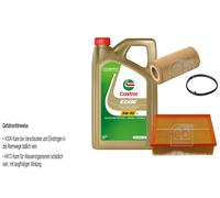 FEBI BILSTEIN Controllo set 5L Castrol EDGE Titanio FST 5W-30 LL per Audi A4