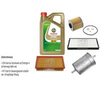 Febi BILSTEIN Controllo Set 5L castrol edge Titanio FST 5W-30 Ll per BMW 5er