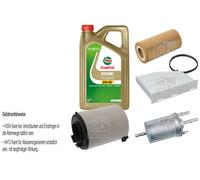 FEBI BILSTEIN Controllo set 5L Castrol EDGE Titanio FST 5W-30 LL per VW EOS