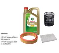 FEBI BILSTEIN Controllo set 5L Castrol EDGE Titanio FST 5W-30 LL per VW Lupo
