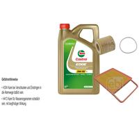 FEBI BILSTEIN Controllo set 5L Castrol EDGE Titanio FST 5W-30 LL per VW Polo