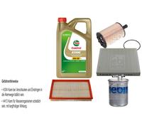 FEBI BILSTEIN Controllo set 5L Castrol EDGE Titanio FST 5W-30 LL per VW Polo