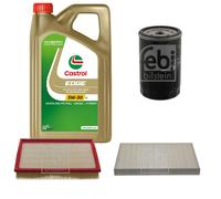 FEBI BILSTEIN Controllo Set 5L Castrol EDGE Titanium FST 5W-30 LL Per Audi A6