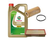 FEBI BILSTEIN Controllo Set 5L Castrol EDGE Titanium FST 5W-30 LL Per Audi TT