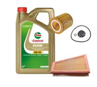 FEBI BILSTEIN Controllo Set 5L Castrol EDGE Titanium FST 5W-30 LL Per BMW X1