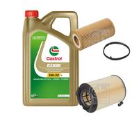 FEBI BILSTEIN Controllo Set 5L Castrol EDGE Titanium FST 5W-30 LL Per VW EOS