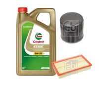 FEBI BILSTEIN Controllo Set 5L Castrol EDGE Titanium FST 5W-30 LL Per VW Polo