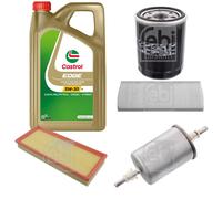 FEBI BILSTEIN Controllo Set 5L CASTROL Olio Motore EDGE 5W-30 Per Lancia Y