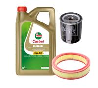 FEBI BILSTEIN Controllo Set 5L CASTROL Olio Motore EDGE 5W-30 Per Lancia Y