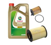 FEBI BILSTEIN Controllo Set 5L CASTROL Olio Motore EDGE 5W-30 Per Mazda 5