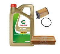 FEBI BILSTEIN Controllo Set 5L CASTROL Olio Motore EDGE 5W-30 Per MINI Mini
