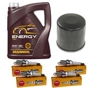 FEBI BILSTEIN Controllo Set 5L Energy 5W-30 Candele per Chevrolet Matiz