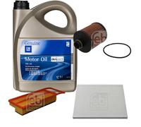 FEBI BILSTEIN Controllo Set 5L GM GENERAL MOTORS 5W-30 DEXOS2 Per OPEL COMBO