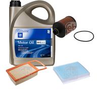 FEBI BILSTEIN Controllo Set 5L GM GENERAL MOTORS 5W-30 DEXOS2 Per OPEL COMBO
