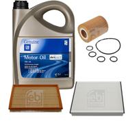 FEBI BILSTEIN Controllo Set 5L GM GENERAL MOTORS 5W-30 DEXOS2 Per Opel Meriva