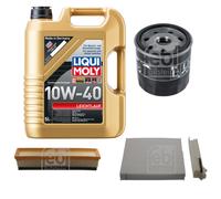 FEBI BILSTEIN Controllo set 5L LIQUI MOLY 10W-40 Leichtlauf per