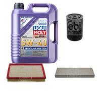FEBI BILSTEIN Controllo Set 5L LIQUI MOLY 5W-40 Leichtlauf High Tech Per Audi
