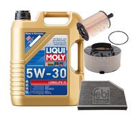FEBI BILSTEIN Controllo set 5L Liqui Moly 5W30 Longlife3 per Audi A4 Avant