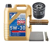 FEBI BILSTEIN Controllo Set 5L Liqui Moly 5W30 Longlife3 Per Dacia Duster