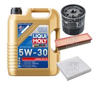 FEBI BILSTEIN Controllo Set 5L Liqui Moly 5W30 Longlife3 Per Dacia Logan MCV