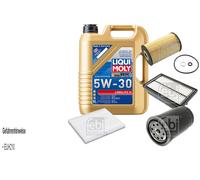 Febi BILSTEIN Controllo Set 5L Liqui Moly 5W30 Longlife3 per Hyundai i20