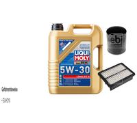 Febi BILSTEIN Controllo Set 5L Liqui Moly 5W30 Longlife3 per Mazda CX-3 Scuro