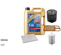 Febi BILSTEIN Controllo Set 5L Liqui Moly 5W30 Longlife3 per Seat Leon 1M1