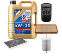 Febi BILSTEIN Controllo Set 5L Liqui Moly 5W30 Longlife3 per VW Bora 1J2