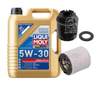FEBI BILSTEIN Controllo Set 5L Liqui Moly 5W30 Longlife3 Per VW Polo 6R1