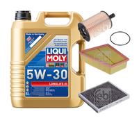FEBI BILSTEIN Controllo Set 5L Liqui Moly 5W30 LONGLIFE3 Per VW Polo 9N_ 1.4