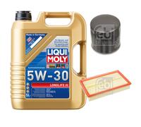 FEBI BILSTEIN Controllo Set 5L Liqui Moly 5W30 Longlife3 Per VW Polo AW1