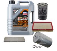 FEBI BILSTEIN Controllo Set 5L Liqui Moly Top Tec 4200 5W-30 Per Audi 80 8C