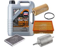 FEBI BILSTEIN Controllo Set 5L Liqui Moly Top Tec 4200 5W-30 Per Audi A4