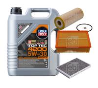 FEBI BILSTEIN Controllo Set 5L Liqui Moly Top Tec 4200 5W-30 Per Audi A4