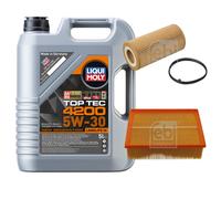 FEBI BILSTEIN Controllo Set 5L Liqui Moly Top Tec 4200 5W-30 Per Audi A4