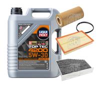 Febi BILSTEIN Controllo Set 5L Liqui Moly Top Tec 4200 5W-30 per Audi DD