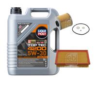 FEBI BILSTEIN Controllo Set 5L Liqui Moly Top Tec 4200 5W-30 Per BMW 3er