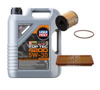 FEBI BILSTEIN Controllo set 5L Liqui Moly Top Tec 4200 5W-30 per Citroën