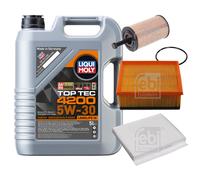 FEBI BILSTEIN Controllo set 5L Liqui Moly Top Tec 4200 5W-30 per Citroën