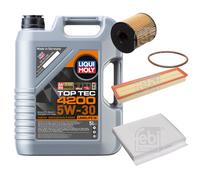 FEBI BILSTEIN Controllo Set 5L Liqui Moly Top Tec 4200 5W-30 Per Citroën