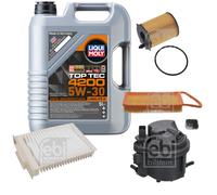 Febi BILSTEIN Controllo Set 5L Liqui Moly Top Tec 4200 5W-30 per Citroën C1