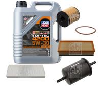FEBI BILSTEIN Controllo Set 5L Liqui Moly Top Tec 4200 5W-30 Per Citroën C8