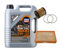 Febi BILSTEIN Controllo Set 5L Liqui Moly Top Tec 4200 5W-30 per Fiat Spruzzo