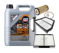 FEBI BILSTEIN Controllo Set 5L Liqui Moly Top Tec 4200 5W-30 Per Hyundai